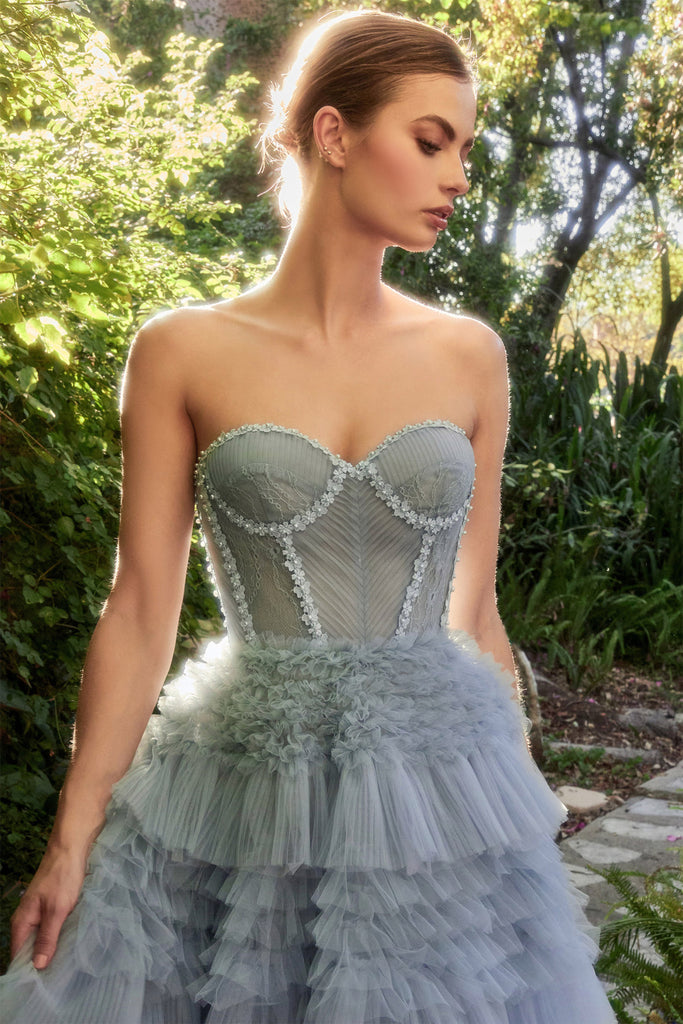 Princessa Tulle Strapless Ball Gown-smcdress