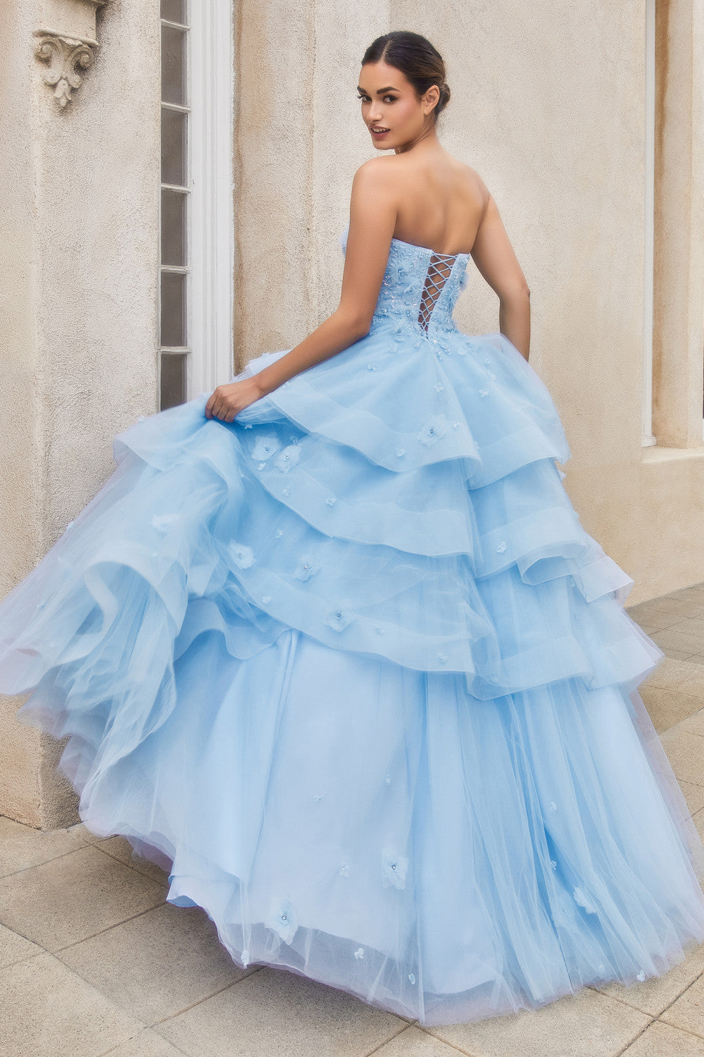 Couture layered ball gow-smcdress