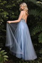 Layered tulle A-line gown-smcdress