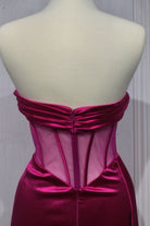 Strapless corset gown-smcdress