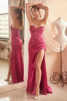DAISY EMBELLISHED SATIN CORSET GOWN CDCD295-smcdress