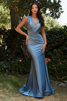 Stretch jersey gown-smcdress