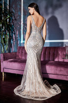 Art Deco Beaded Gown-smcdress