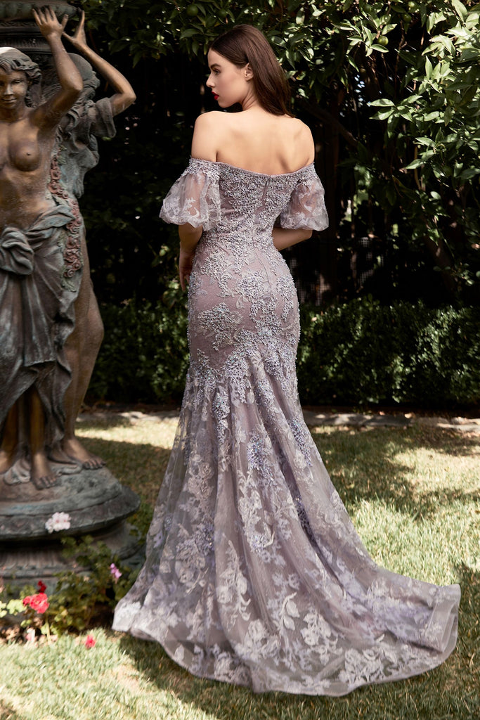 Off-shoulder Mermaid-smcdress