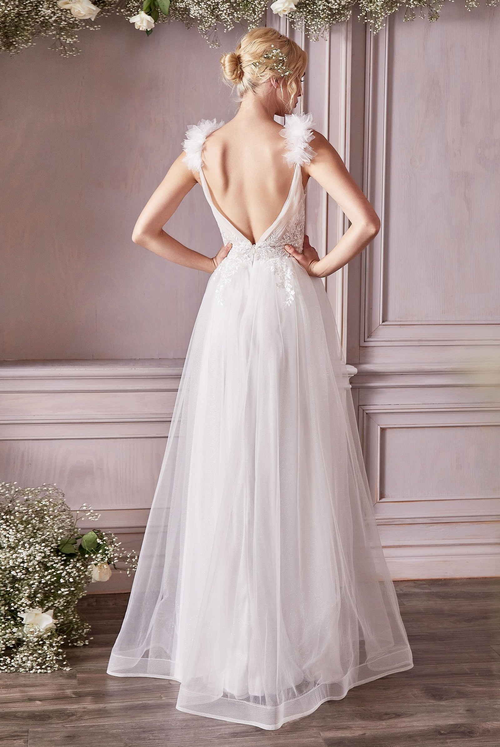 A-line bridal gown-smcdress