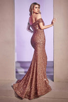 Glittering Sequin Mermaid Gown-smcdress