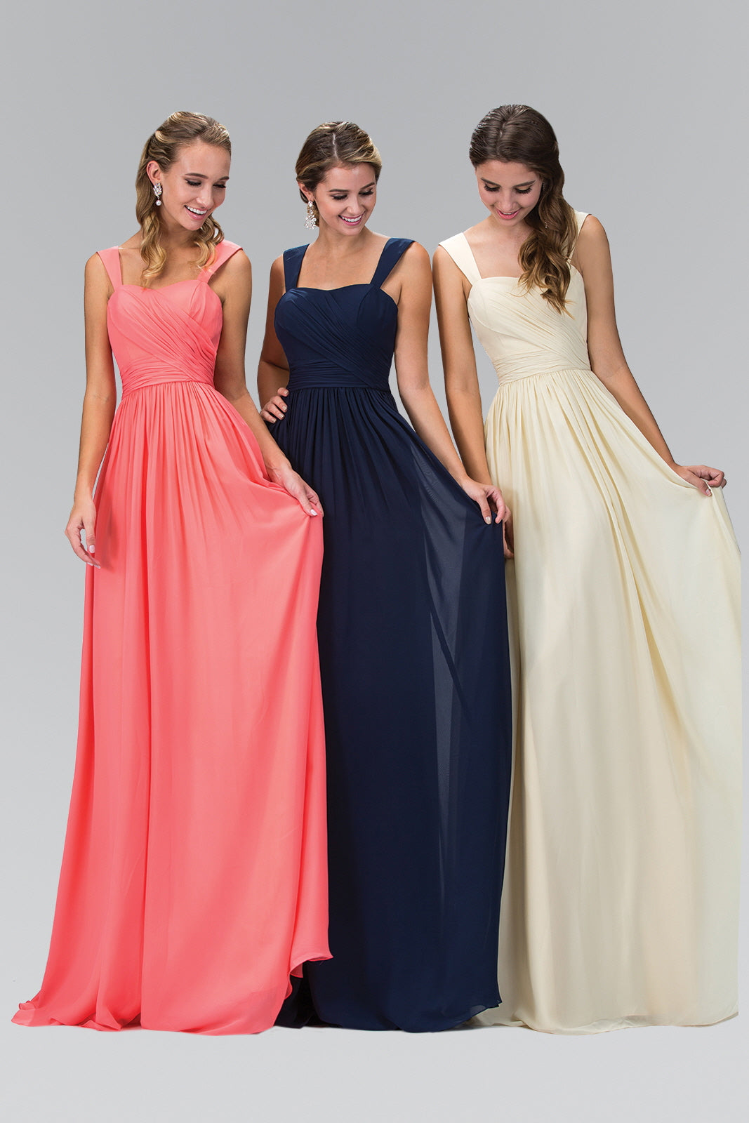 Sleeveless Chiffon Floor Length Dress-smcdress