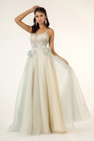 Sequin Embellished Glitter Mesh Dress-smcdress