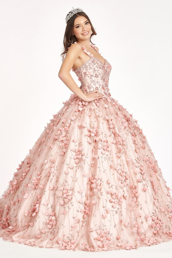 Embellished Bodice Sweetheart Quinceanera Dress-smcdress