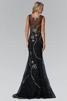 Long Dress with Embroidered Detailing-smcdress