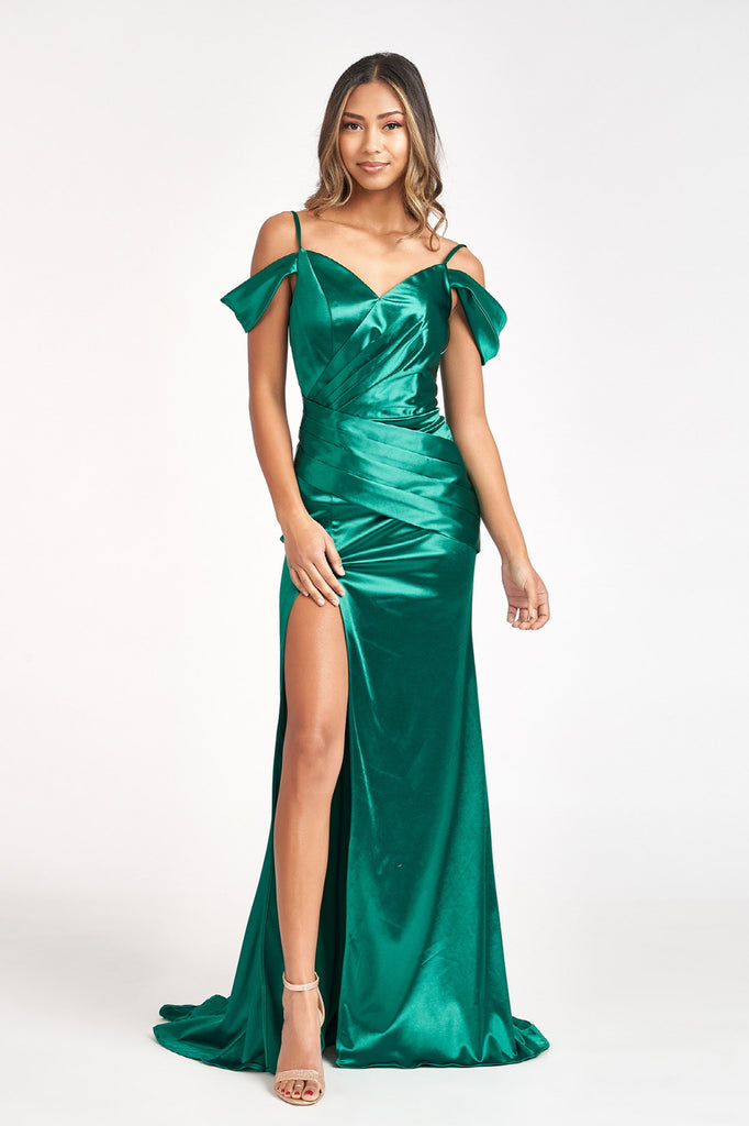 Sweetheart Satin Mermaid Dress-smcdress