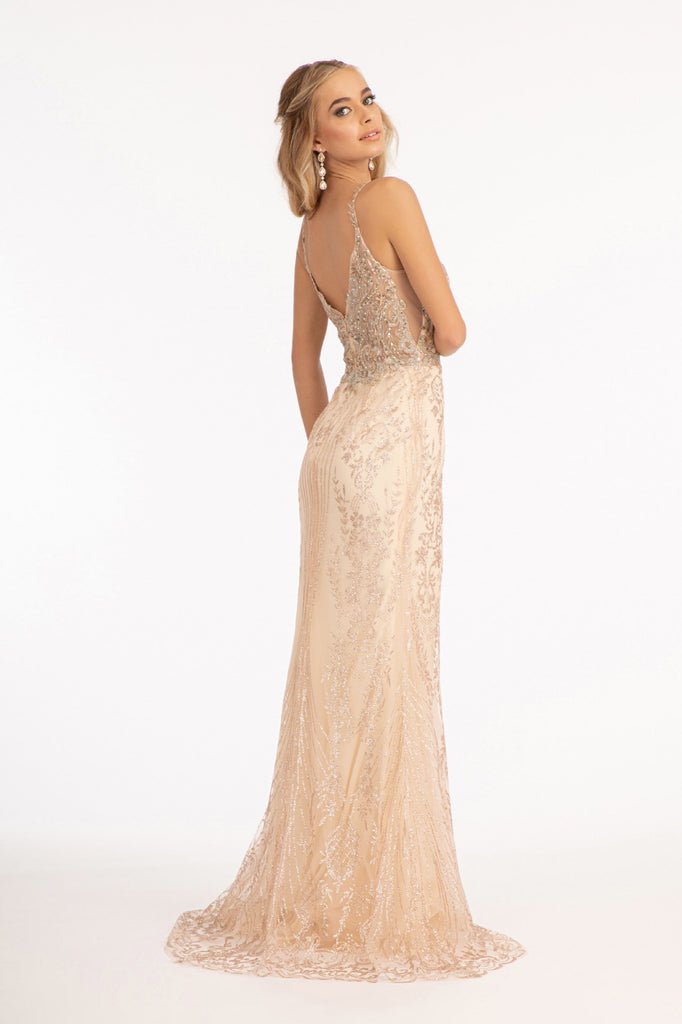Mesh Mermaid Dress Detached Mesh Layer on Waist-smcdress