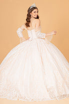 Quinceanera Dress Mini Bag and Separate Long Sleeves-smcdress