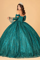 Quinceanera Dress Mini Bag and Separate Long Sleeves-smcdress