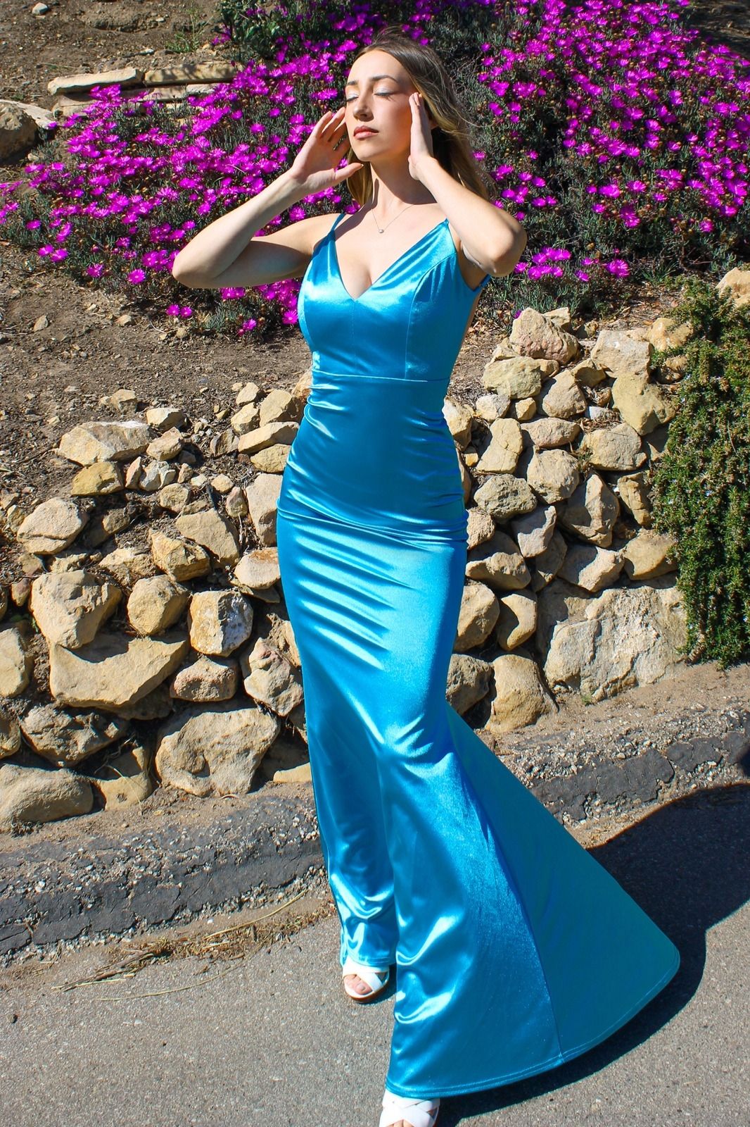 Neon formal wear shop